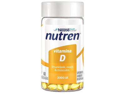 Vitamina D 2.000 UI Nestlé Nutren sem Sabor 60 Cápsulas