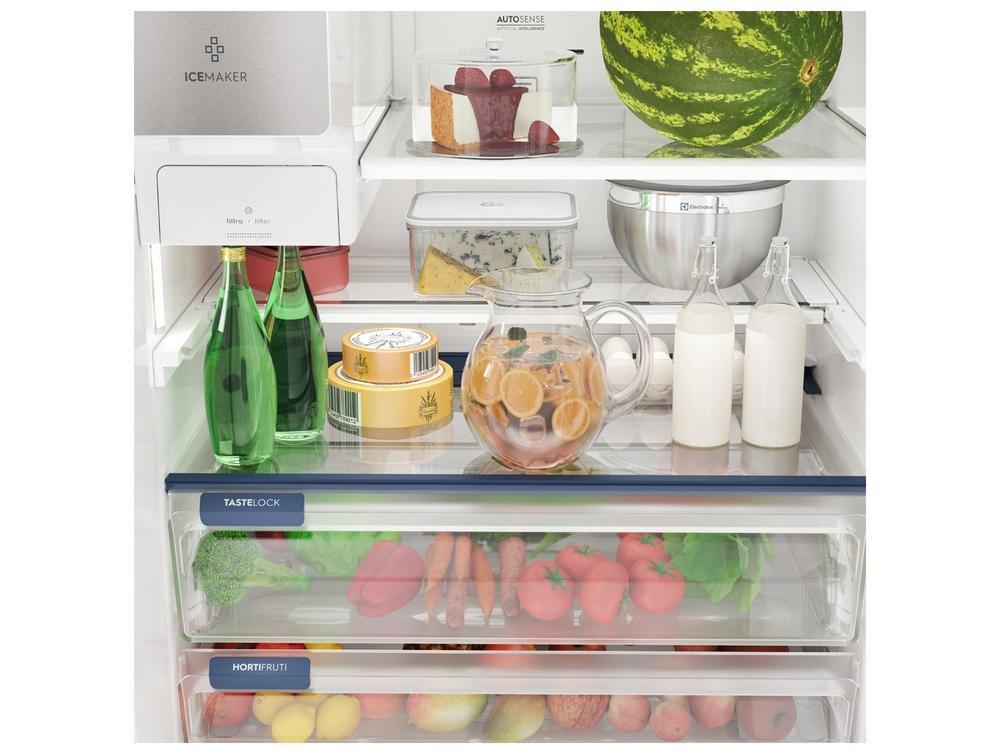 Geladeira/Refrigerador Electrolux Frost Free Side by Side Preto 583L IQ8IB - 7