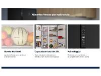 Geladeira/Refrigerador Electrolux Frost Free Side by Side Preto 531L ES5GB