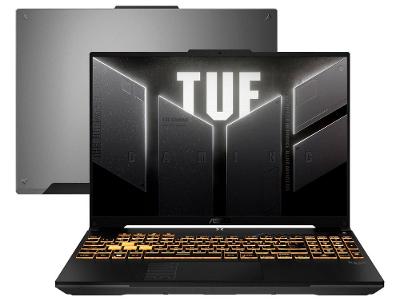 Notebook Gamer ASUS TUF Gaming F16  Intel Core 5 210H 512GB SSD 16" FHD+ 144Hz IPS NVIDIA GeForce RTX 3050 6GB Linux KeepOS FX607VJ-RL015