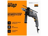 Furadeira e Parafusadeira de Impacto Wap 700W com Maleta 14 Peças WF 700K10 - 2