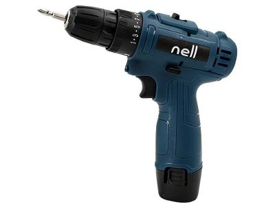 Parafusadeira e Furadeira Sem Fio Nell Mandril 3/8 12V Azul