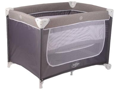 Berço Portátil Desmontável Baby Style Confort Cinza