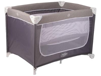Berço Portátil Desmontável Baby Style Confort Cinza