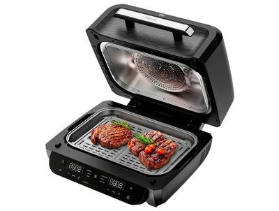 Air Fryer Wap Barbecue Flame 10L Digital Preta e Cinza FW012054
