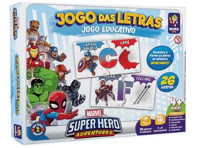 Jogo das Letras Marvel Super Hero Adventures