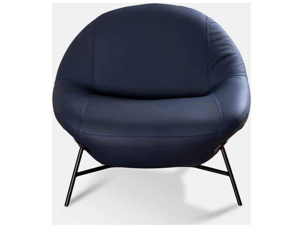 Poltrona Decorativa Moderno Toro Bianco Aba 3076 - 4