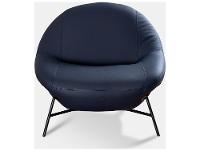 Poltrona Decorativa Moderno Toro Bianco Aba 3076 - 4