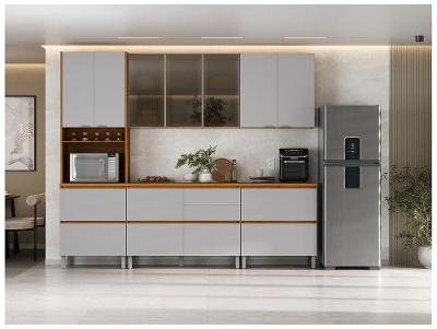 Cozinha Completa Itatiaia Lumina MDF 7 Portas 9 Gavetas