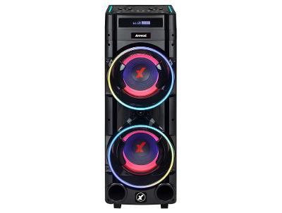 Caixa de Som Torre Amvox ATX 1600M Pancadão Bluetooth 1600W Amplificada