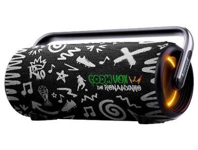 Caixa de Som Amplificada Bluetooth Amvox Boom Vox ACA 610W RMS USB