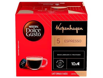 Cápsula de Café Espresso Nestlé 100% Árabica Nescafé Dolce Gusto Kopenhagen 10 Cápsulas