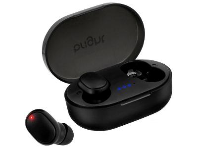 Fone de Ouvido Bluetooth Bright Max Sound com Microfone Cancelamento de Ruído Esportivo Intra-auricular Preto