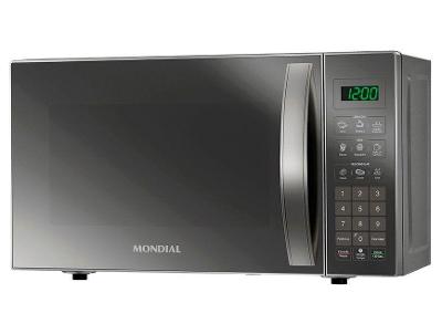 Micro-ondas Mondial 21L Cinza Espelhado MO-01-21-E