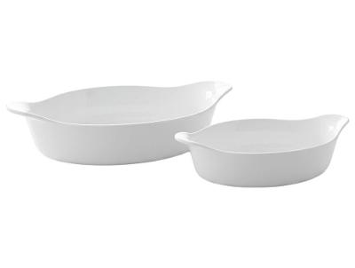 Conjunto de Assadeiras de Vidro Marinex Opaline 2 Peças