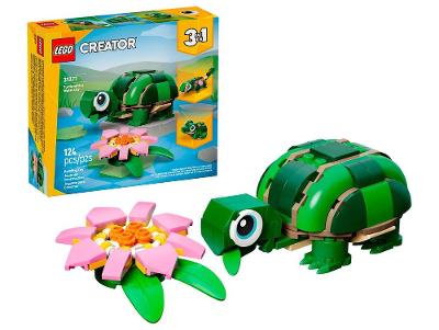 LEGO Creator 3 em 1 Tartaruga com Flor de Lírio