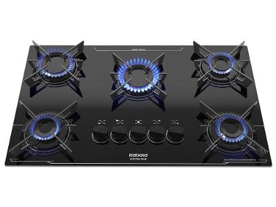 Cooktop 5 Bocas a Gás GLP Itatiaia Preto Electra Plus