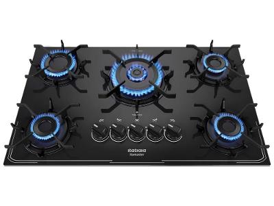 Cooktop 5 Bocas a Gás GLP Itatiaia Preto Itamaster Trempe Ferro Fundido