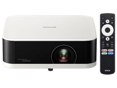 Projetor Portátil Smart Epson Lifestudio™ Pop Full HD EF-61(R/W/G) Som Bose Google TV Wi-Fi Branco Pérola