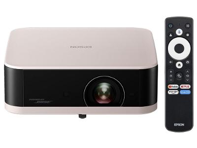 Projetor Portátil Smart Epson Lifestudio™ Pop Full HD EF-61 Som Bose Google TV Wi-Fi Bege Rosado