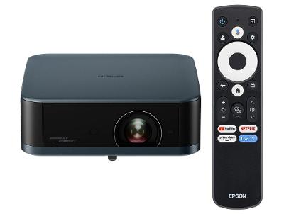 Projetor Portátil Smart Epson Lifestudio™ Pop Plus 4K PRO-UHD EF-62N Laser Som Bose Google TV 2000 Lumens Wi-Fi Azul Marinho