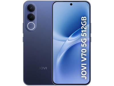 Smartphone Jovi V70 512GB 5G 8GB RAM Azul Safira 6,83" Cam. Dupla + Selfie 32MP