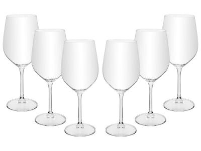 Jogo de Taças de Cristal para Vinho 480ml 6 Peças Wolff Crex