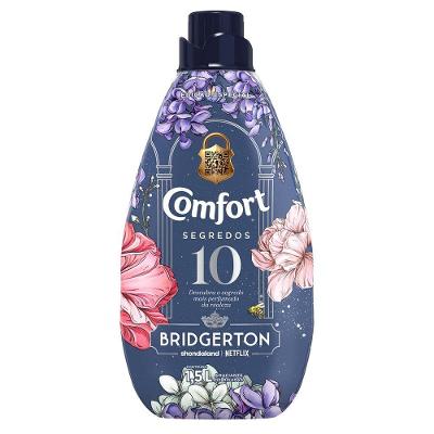 Amaciante Comfort Concentrado Edição Especial Bridgerton Segredos 10 1,5L