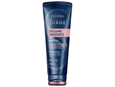 Shampoo Ação Anti-afinamento Eudora Siàge Volume Imediato 250ml