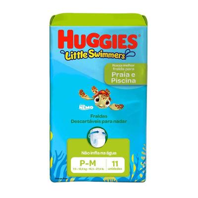 Fralda Shortinho Huggies Little Swimmers P/M 7,5 a 12,5kg 11 Unidades