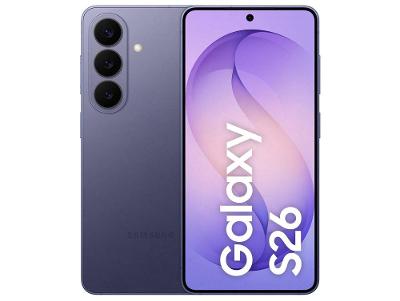 Smartphone Samsung Galaxy S26 256GB 5G 12GB RAM Violeta Tela de 6,3" Câmera Traseira Tripla 50MP + 12MP + 10MP Câmera Frontal 12MP