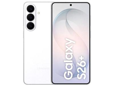Smartphone Samsung Galaxy S26+ Branco 256GB 5G 12GB RAM Tela 6,7" Câmera Tripla 50MP+12MP+10MP Frontal 12MP