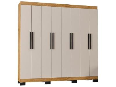 Guarda-roupa Casal 4 Gavetas 8 Portas Araplac Arouca