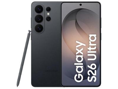 Samsung Galaxy S26 Ultra Preto 256GB 5G 12GB RAM Tela 6,9" Câmera Quádrupla 200MP+50MP+10MP+50MP Frontal 12MP