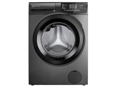 Lavadora de Roupas Electrolux Inverter 12kg Cesto Inox 8 Programas de Lavagem Água Quente Cinza Ônix LFC12