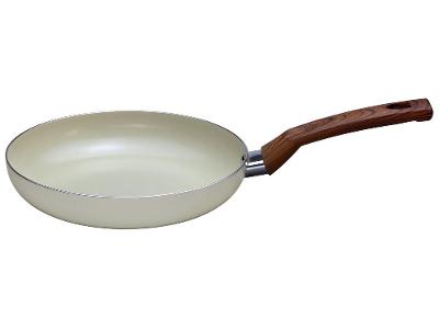 Frigideira Antiaderente Cerâmico Multiflon de Alumínio Indução Capadócia Bege 20cm