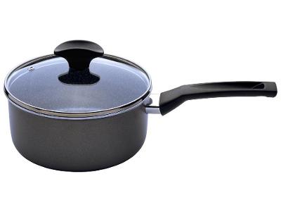 Panela Multiflon Antiaderente de Alumínio Grafite 18cm 2L Petra+