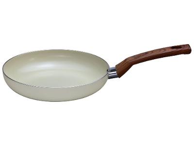 Frigideira Antiaderente Cerâmico Multiflon de Alumínio Indução Capadócia Bege 22cm