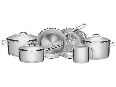 Jogo de Panelas Tramontina Inox 6 Peças Solar