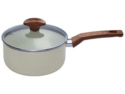 Panela Multiflon Antiaderente de Alumínio Bege 18cm 1,9L Capadócia