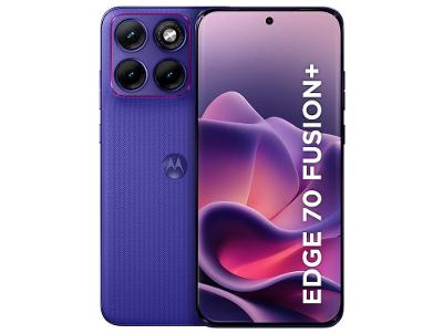 Motorola Edge 70 Fusion+ Roxo 5G 256GB 5G 24GB (12GB RAM + 12GB RAM Boost) Câmera 50MP Sony Lytia 710 Tela 1.5K Extreme Amoled 144Hz