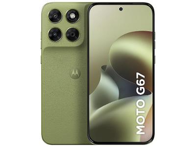 Smartphone Motorola Moto G67 256GB 5G 12GB RAM (4GB+8GB RAM Boost Inteligente) Verde Claro 6,8" Câmera Tripla 50MP+8MP+Auxiliar Frontal 32MP
