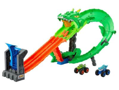 Pista Hot Wheels Monster Trucks Tubarões vs