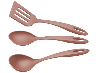 Conjunto de Utensílios de Nylon Tramontina Ability 3 Peças