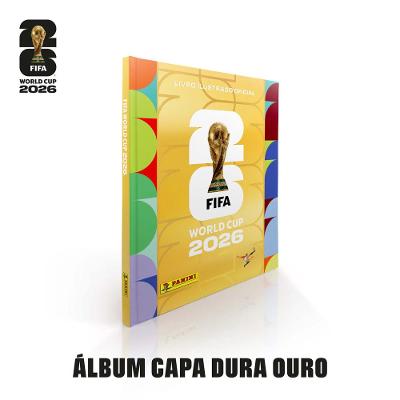 Álbum de Figurinhas Capa Dura Ouro Copa do Mundo FIFA 2026 EUA Panini Pré-Venda