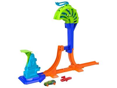 Pista Hot Wheels Stunt, Brinquedo com Carrinho para Manobras, Conecte com Outras Pistas, Indicado para Maiores de 4 Anos