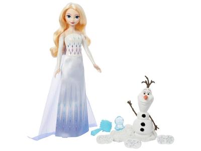 Boneca Disney Frozen Aventuras de Elsa e Olaf com Acessórios Mattel