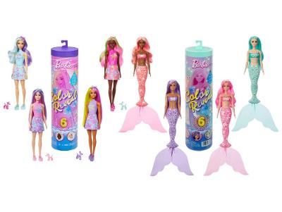 Boneca Barbie Color Reveal Sereia Surpresa Azul Mattel