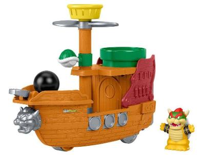 Playset Mario Bros Little People Aerobarco do