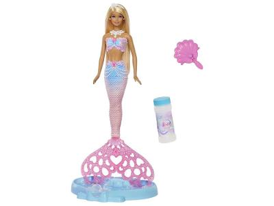 Boneca Barbie Fantasy Sereia Brilhante com Bolhas